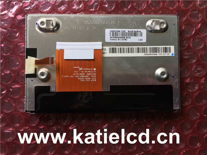 現(xiàn)貨全新原裝 4.3寸 LB043WQ4-TD01 液晶顯示屏